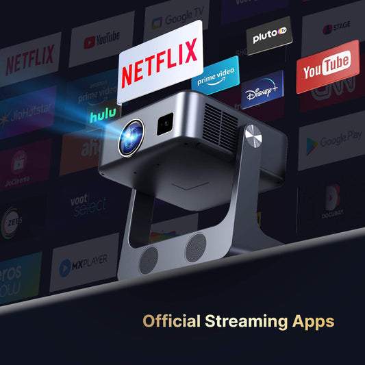 CROZBEATS 4K , ANDROID , 200 INCH SIZE PROJECTOR